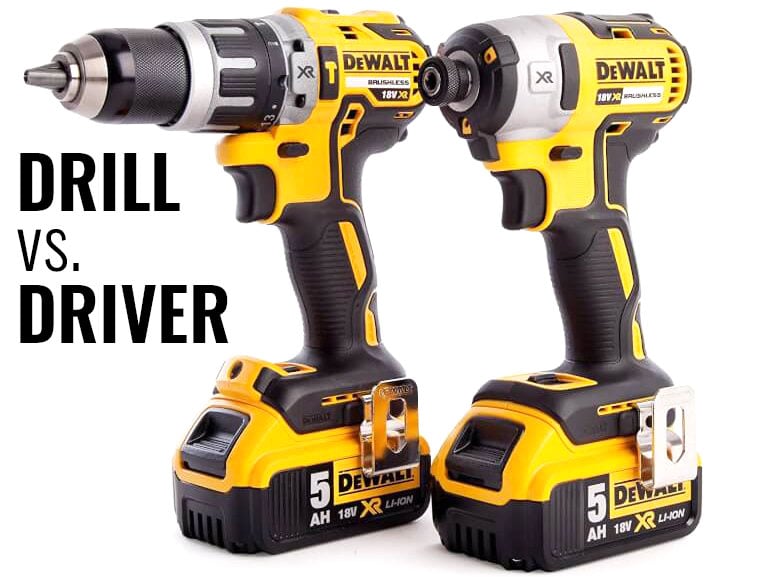 The Difference Between An Impact Driver And A Drill & When To Use Them