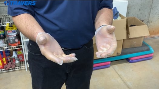 how to properly remove disposable gloves