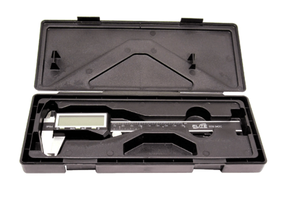 ELITE PRECISION E06.54DC Electronic Digital Caliper, 0 - 6" (0 - 150mm) Range, .0005" (.01mm) Resolution