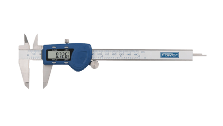 FOWLER 54-101-150-2 Electronic Digital Caliper, 0 - 6" (0 - 150mm) Range, .0005" (.01mm) Resolution