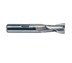 TTC PRODUCTION HP 08-035-480 1" Size, 1-1/2" LOC, 2 Flute, Bright High Speed Steel Square End Mill