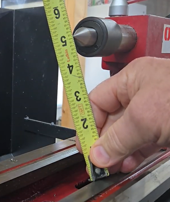 This lathe has a 10” swing, “Lathe Swing”, or “Swing Over Bed”. 