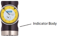 Coaxial indicator body