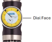 Coaxial indicator dial face