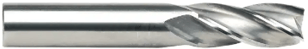 Multi-flute HSS end mill suited for general-purpose milling