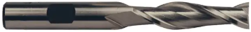 End mill with a Weldon flat for secure tool holding