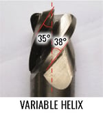 variable helix end mill