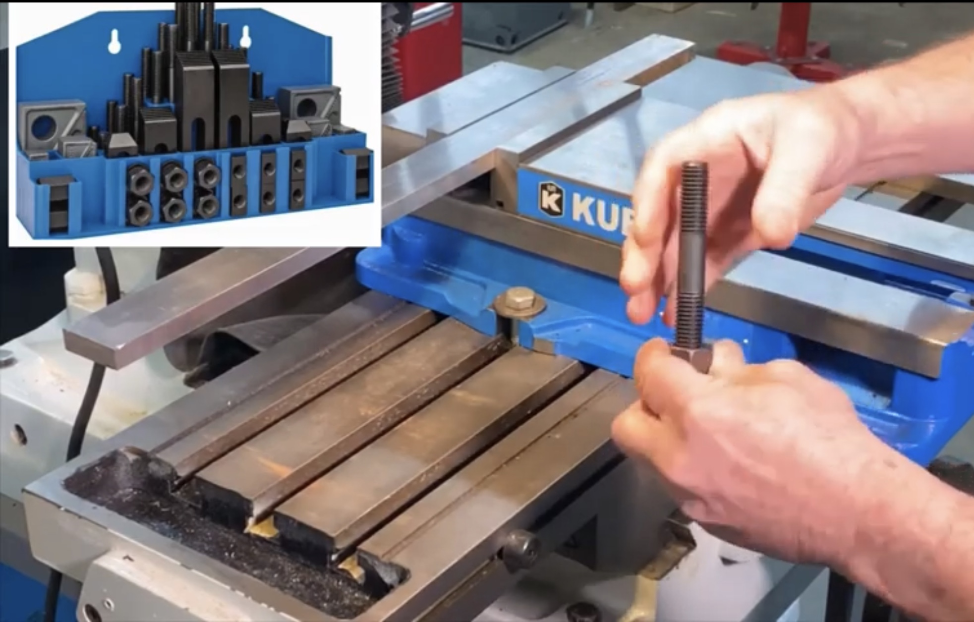 Use a clamp set to support your WorkPiece without a Jack